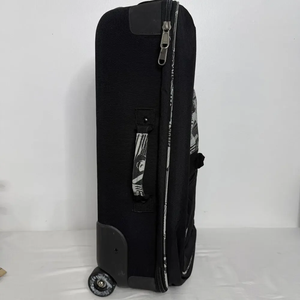 Rome SDS Black Snowboard Rolling Upright Luggage Travel Bag Carry On Design